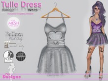 Tulle Dress Vintage White