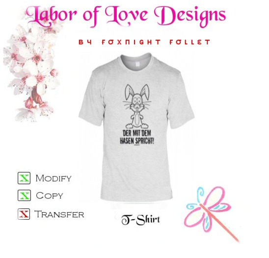 Labor of Love -by Foxnight Follet T-Shirt Der mit dem Hasen spricht
