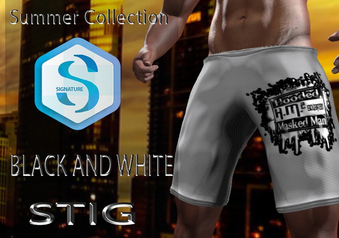 Short SIGNATURE Gianni HM2 white