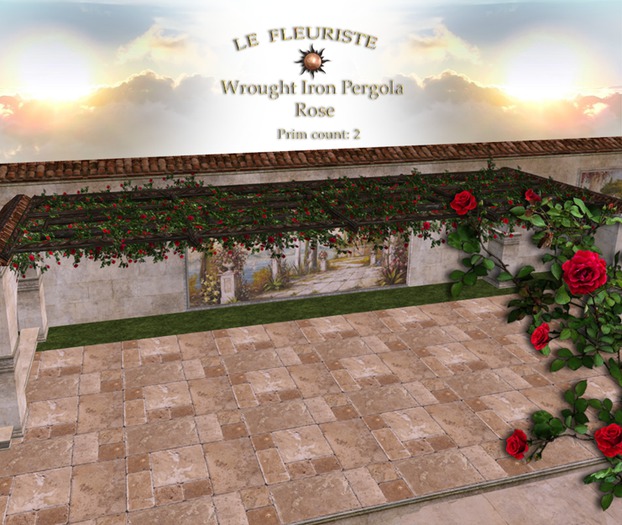 Fleuriste*Wrought Iron Rose