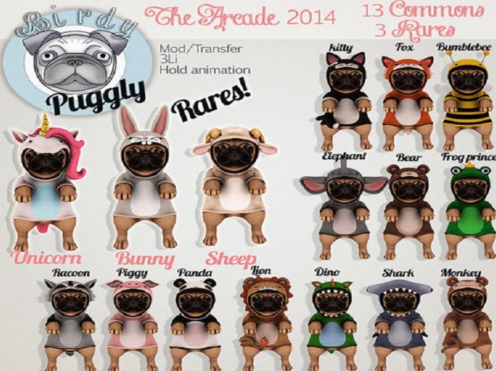 .Birdy. Puggly {Fox} [BOX]