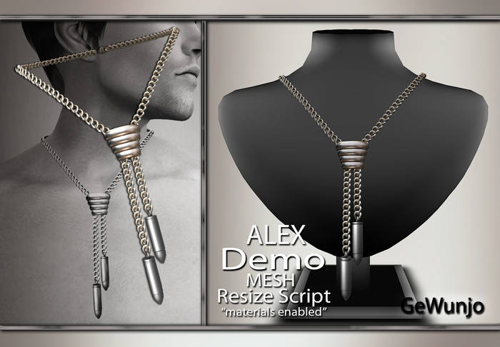 GeWunjo : ALEX male necklace DEMO