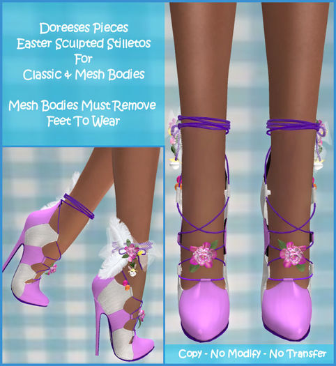 FUN EASTER HIGH HEEL STILETTO ACCESSORY