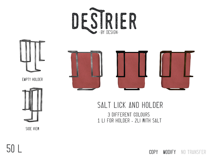 Destrier by Design - Salt Lick (Boxed)