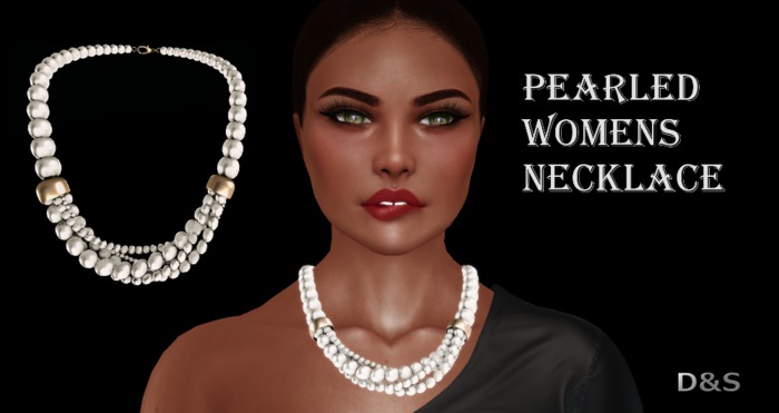 D&S design  pearled Womens Necklace