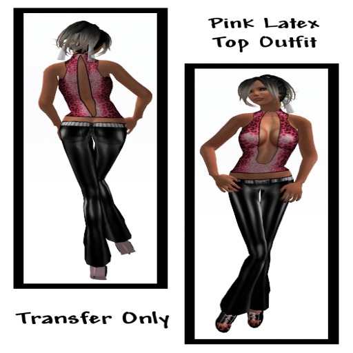 Pink Latex Top Outfit