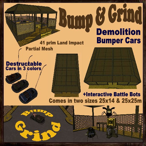(CC) Amusement Park: Bump & Grind Ride -Carnival Exploding Bumper Cars