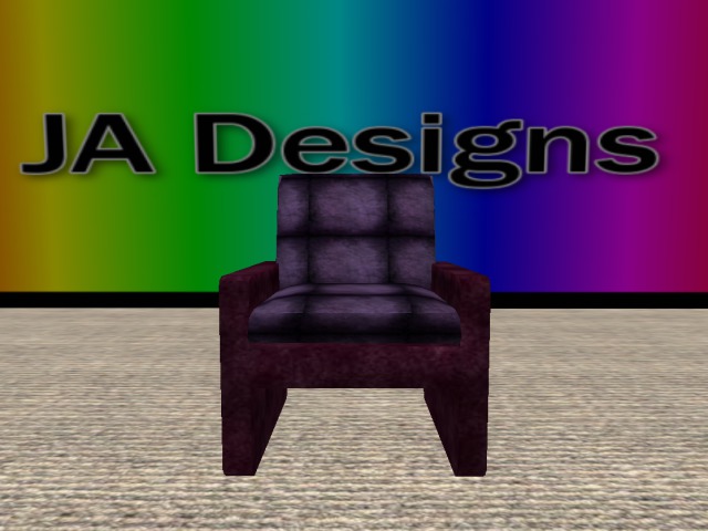 Burgandy Felt Chair w Poses (Boxed)