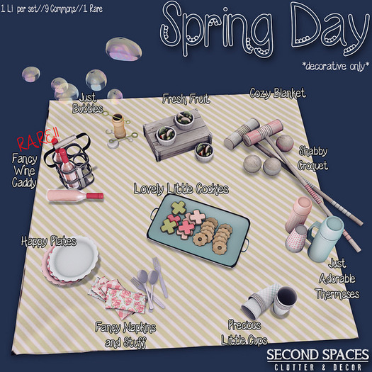 Second Spaces - Spring Day - happy plates