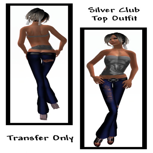 Silver Club Top Outfit