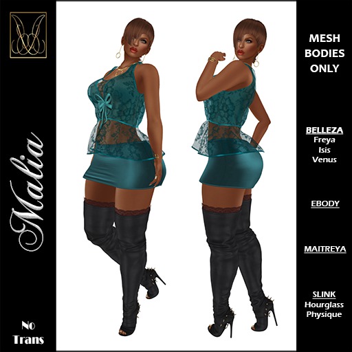 JCD Malia Teal Dress (bagged)
