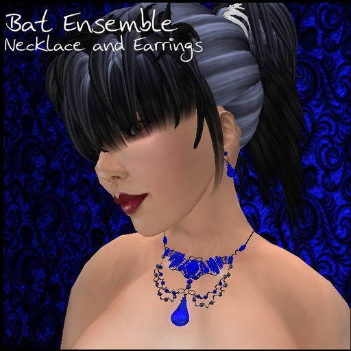 SLX Bat Ensemble in Water   tagVampire, tagGoth, tagMedieval, tagFantasy