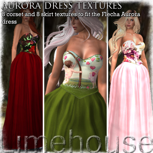 Aurora dress textures boxed