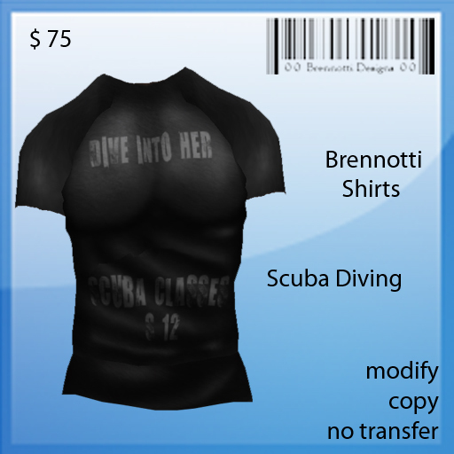 Brennotti Designs - Scuba Diving T-Shirt
