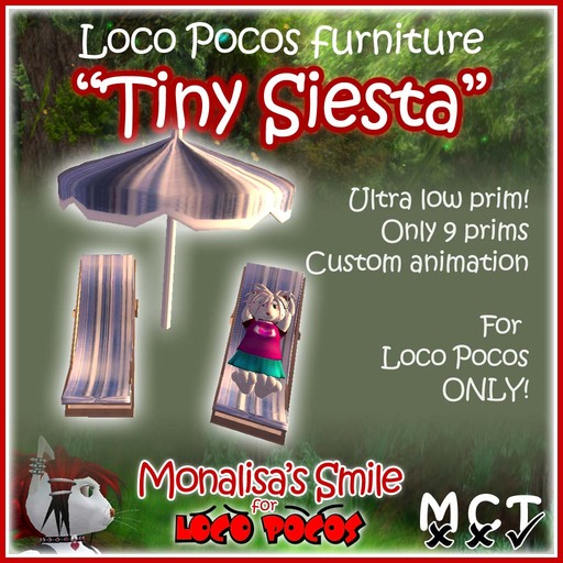 ::Monalisa’s Smile:: Tiny Beach set for Loco Pocos