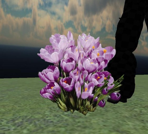 Second Life Marketplace - Spring Crocus Lavendar Flowers *ONLY 1 Prim ...