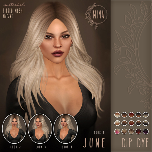 MINA - June - Dip dye
