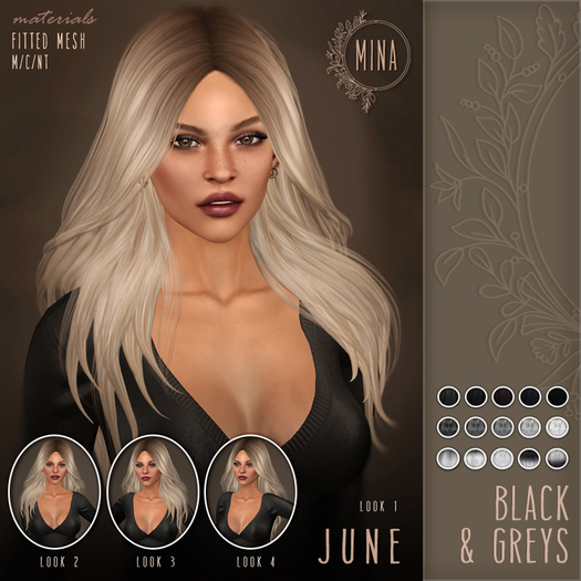 MINA - June - Black and greys