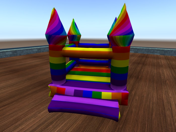 Rainbow Bounce House
