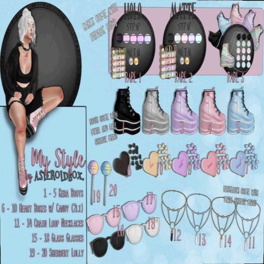 RARE 2 - AsteroidBox. Heavy Metal Collar // MATTE HUD