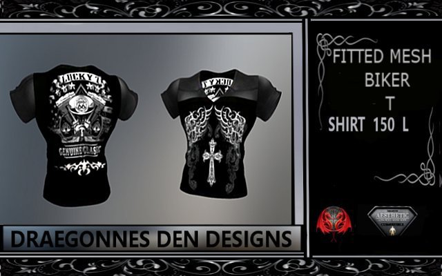 FITTED MESH BIKER T SHIRT