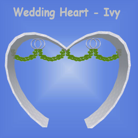 <MS> Decos Wedding Heart-Ivy