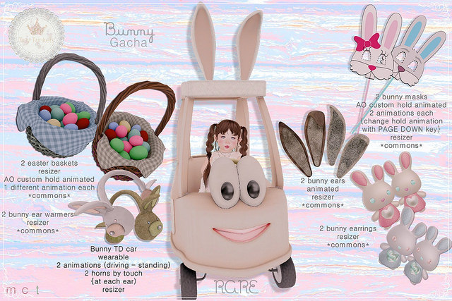 {T.T}Bunny Ears Grey  -rez- COMMON