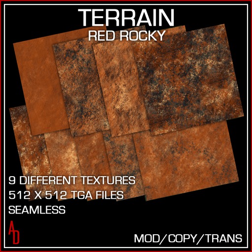 Red Rocky Textures
