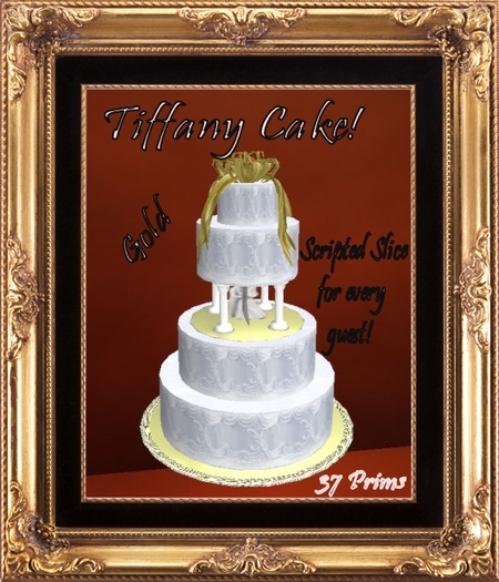 Tiffany Wedding Cake *Gold