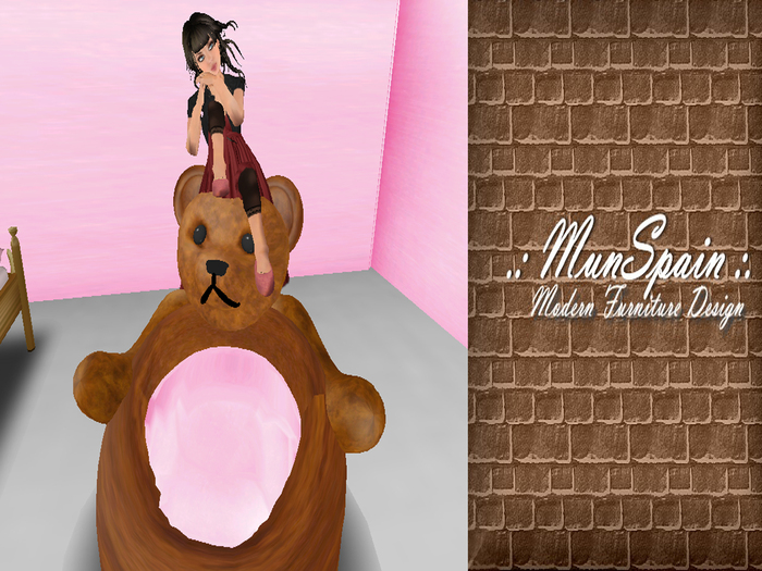 .:MS:. Bear  Chair Girl Box