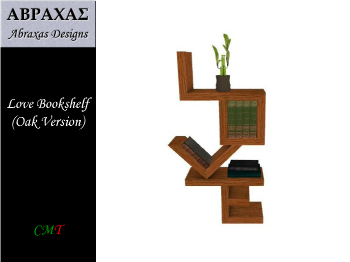 Love Bookshelf (Oak)