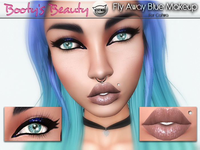 *Booty's Beauty* Catwa Makeup ~ Fly Away Blue Group Gift/ Promo
