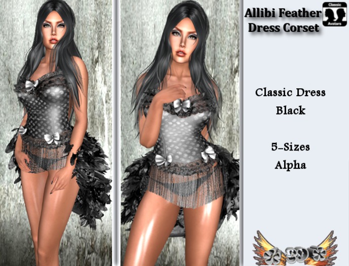 *CD* Allibi Dress Black  (Classic Version)