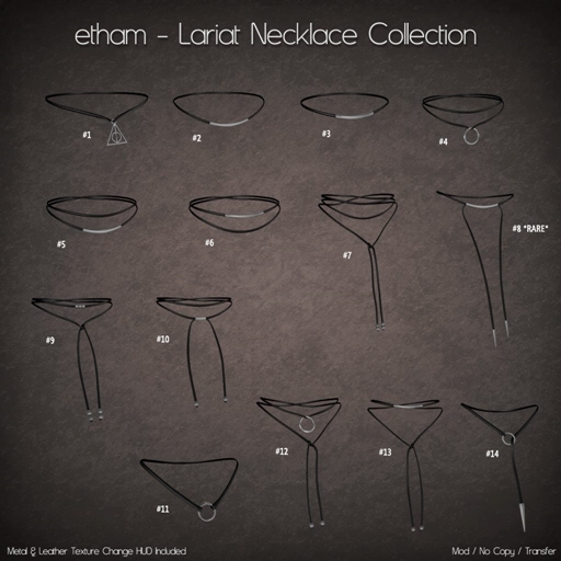 etham - Lariat Necklace # 8 *RARE*