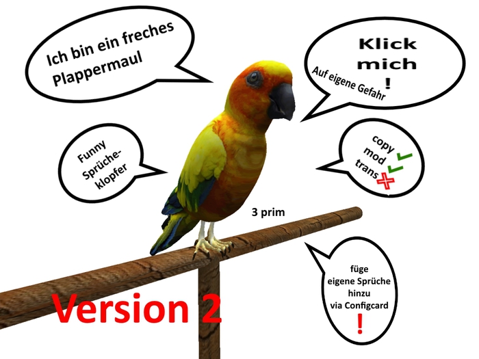 Plappermaul Papagei version 2
