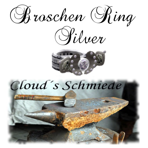 Broschen Ring Silver