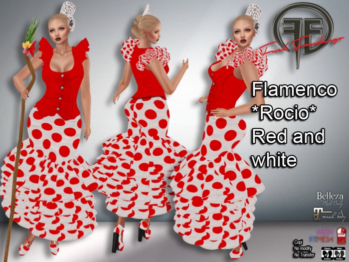 [FUEL] Flamenco *Rocio* Red and white