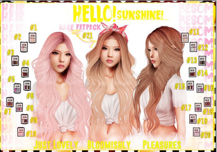 *Besom~ Just Lovely *Washed Out*