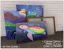 WIB - Mesh Canvas Decor - By The Ocean