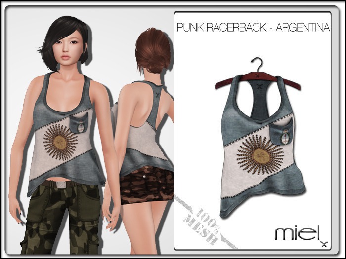 MIEL PUNK RACERBACK - Argentina (MESH)