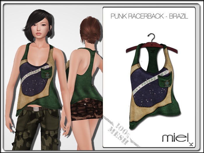 MIEL PUNK RACERBACK - Brazil (MESH)