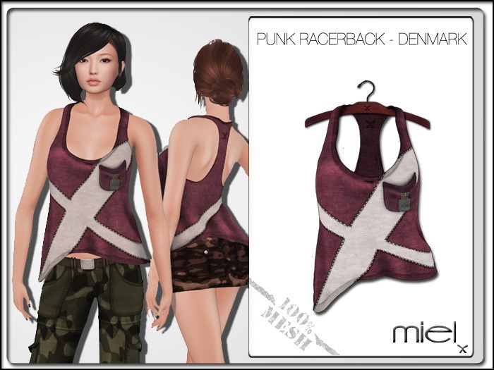 MIEL PUNK RACERBACK - Denmark (MESH)