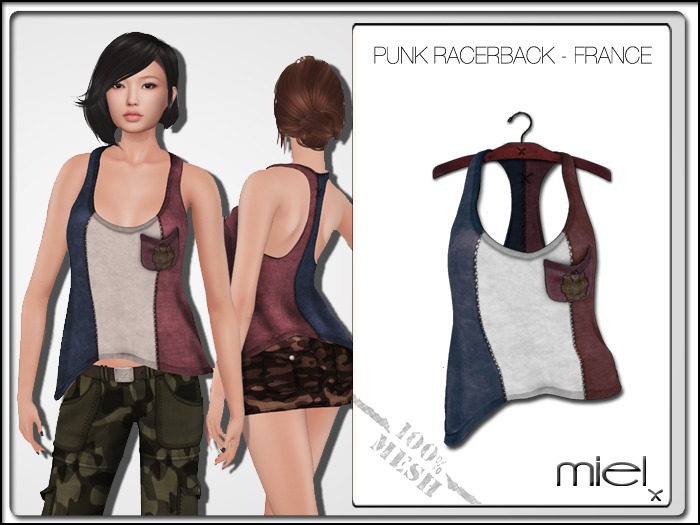 MIEL PUNK RACERBACK - France (MESH)