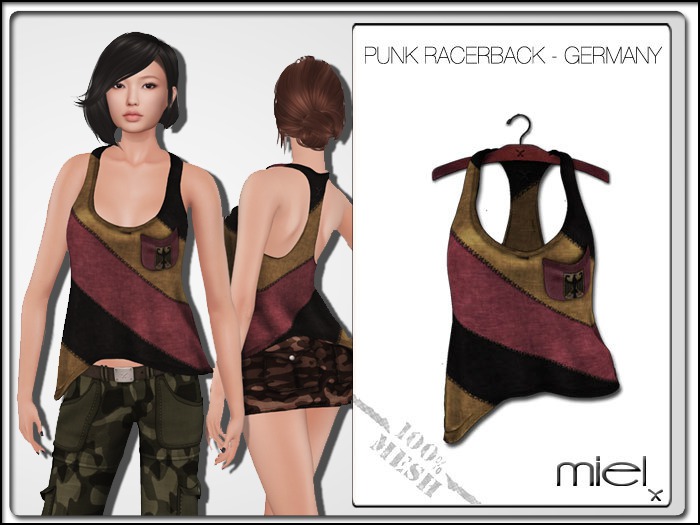 MIEL PUNK RACERBACK - Germany (MESH)