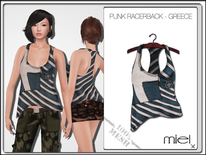 MIEL PUNK RACERBACK - Greece (MESH)