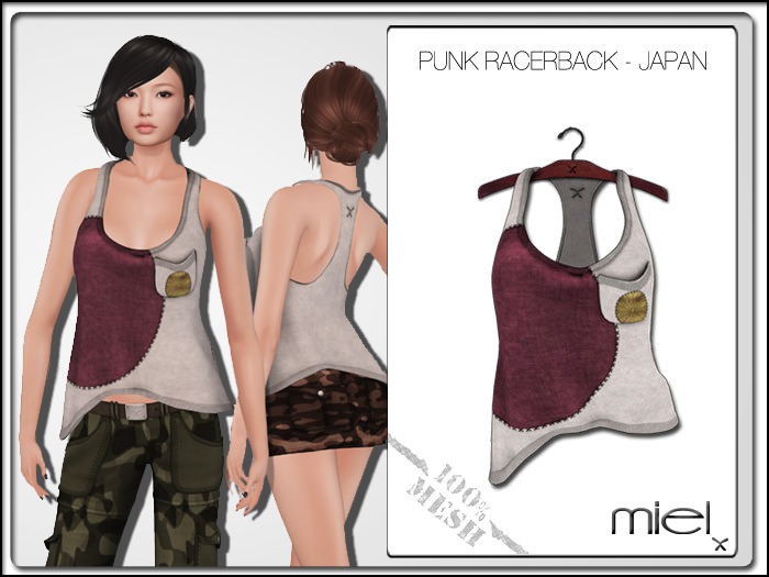 MIEL PUNK RACERBACK - Japan (MESH)
