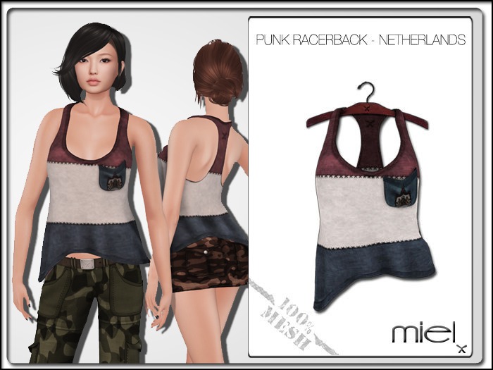 MIEL PUNK RACERBACK - Netherlands (MESH)