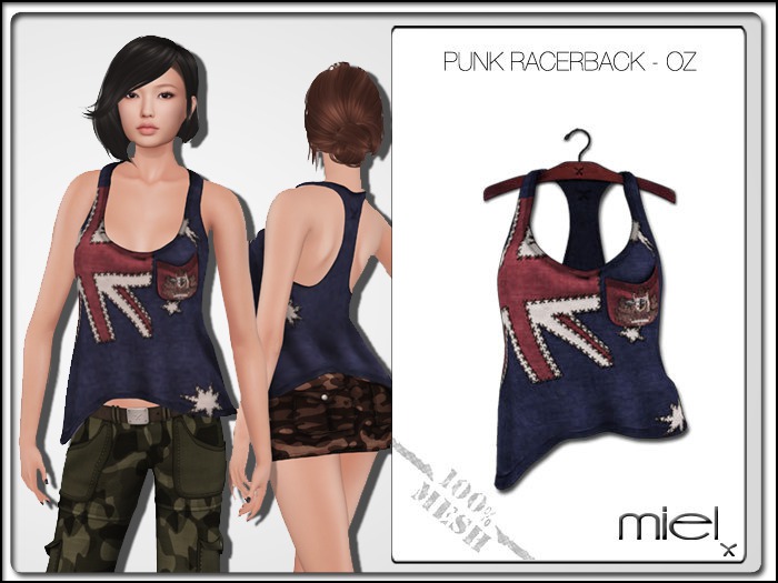 MIEL PUNK RACERBACK - OZ (MESH)