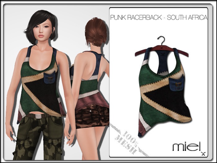 MIEL PUNK RACERBACK - South Africa (MESH)