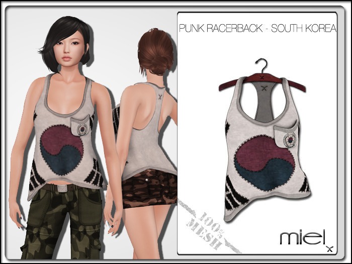 MIEL PUNK RACERBACK - South Korea (MESH)